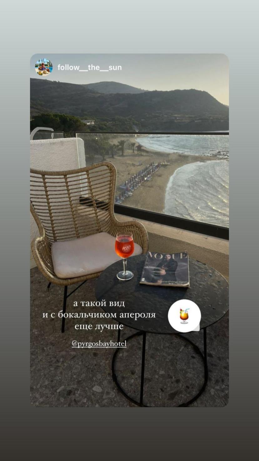 E.J. Pyrgos Bay Hotel Dış mekan fotoğraf